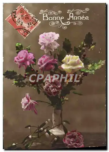 Cartes postales Fantaisie Fleurs