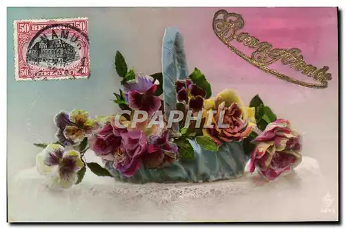 Cartes postales Fantaisie Fleurs