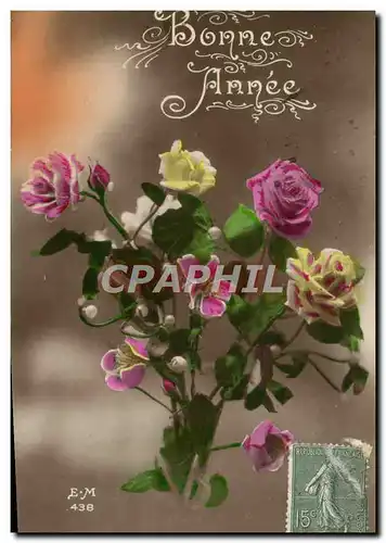 Cartes postales Fantaisie Fleurs