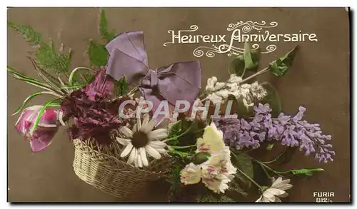 Cartes postales Fantaisie Fleurs