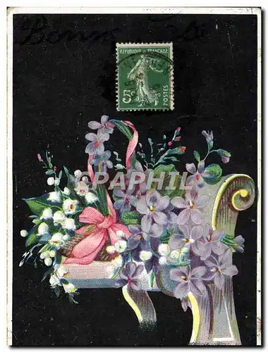 Cartes postales Fantaisie Fleurs