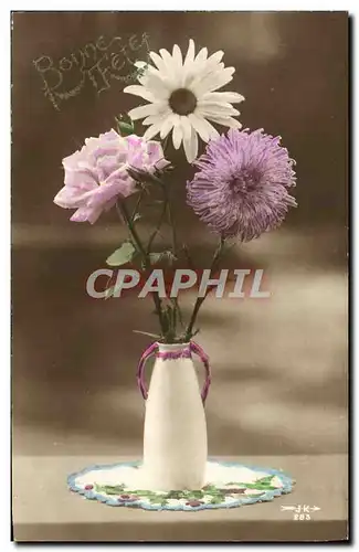 Cartes postales Fantaisie Fleurs