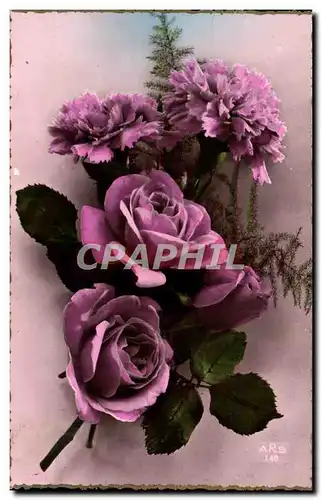 Cartes postales Fantaisie Fleurs