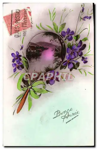 Cartes postales Fantaisie Fleurs