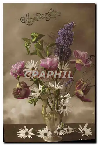 Cartes postales Fantaisie Fleurs