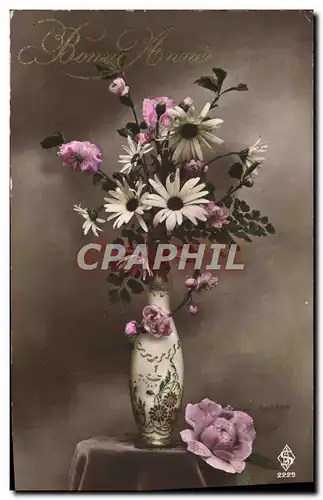 Cartes postales Fantaisie Fleurs