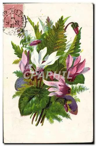 Cartes postales Fantaisie Fleurs