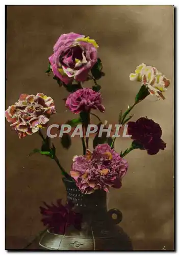 Cartes postales Fantaisie Fleurs