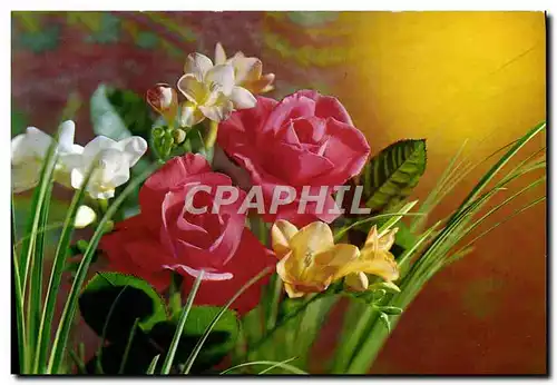 Cartes postales moderne Fantaisie Fleurs