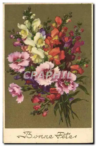 Cartes postales Fantaisie Fleurs