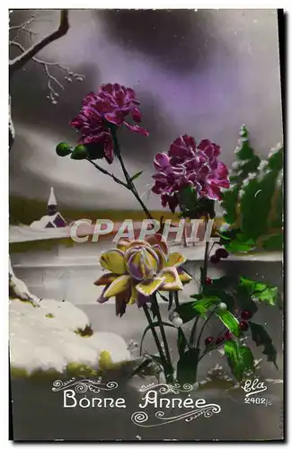 Cartes postales Fantaisie Fleurs