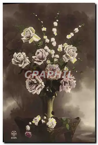 Cartes postales Fantaisie Fleurs