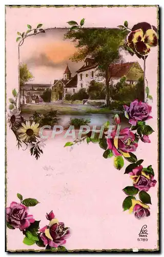 Cartes postales Fantaisie Fleurs