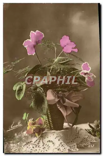 Cartes postales Fantaisie Fleurs