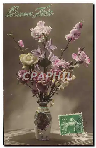 Cartes postales Fantaisie Fleurs