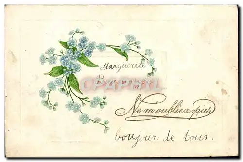 Cartes postales Fantaisie Fleurs