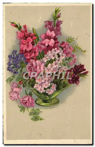 Cartes postales Fantaisie Fleurs