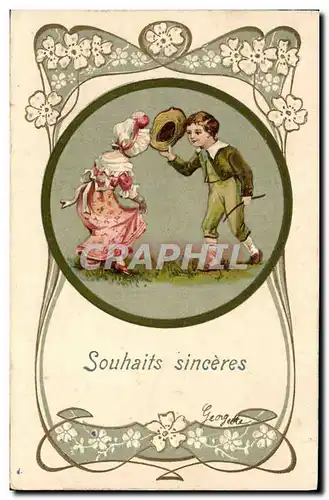 Cartes postales Fantaisie Enfants