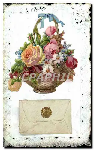 Cartes postales Brodee Fantaisie Fleurs