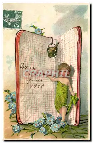 Cartes postales Fantaisie Fleurs Enfant