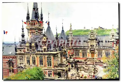 Cartes postales moderne La Benedictine A Fecamp Vue Generale