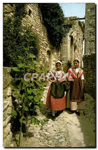 Moderne Karte Les Belles Images de Provence Retour de promenade Folklore