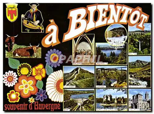 Cartes postales moderne Souvenir d&#39Auvergne