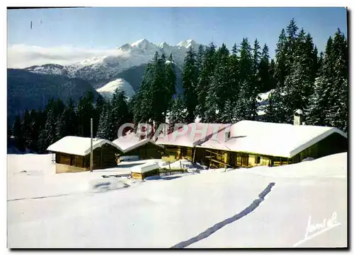 Cartes postales moderne Vieux Chalets D'alpage sous leur manteau de neige