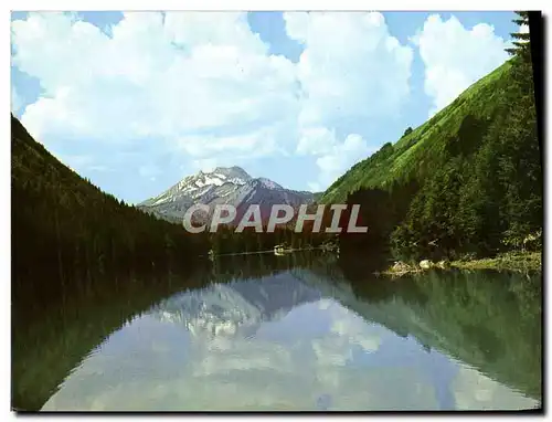 Cartes postales moderne Nos Belles Alpes Reflets dans un lac de montagne