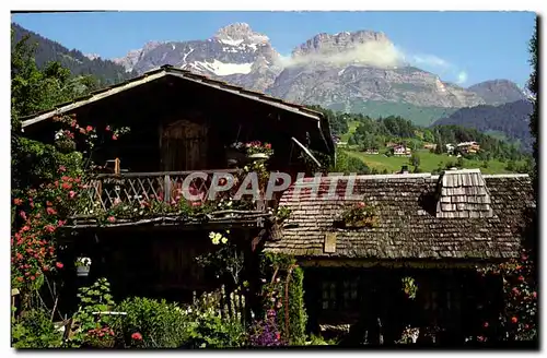 Cartes postales moderne Chalet Fleuri