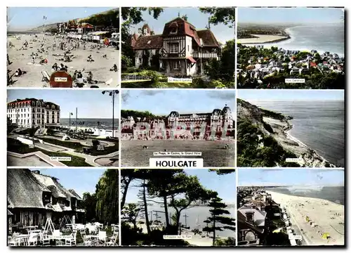 Cartes postales moderne Houlgate La plage Le moulin Landry Vue generale Golf