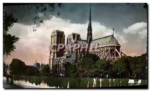 Cartes postales moderne Paris Et Ses Merveilles Abside de Notre Dame