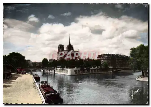 Moderne Karte Paris La Cite Cathedrale Notre Dame