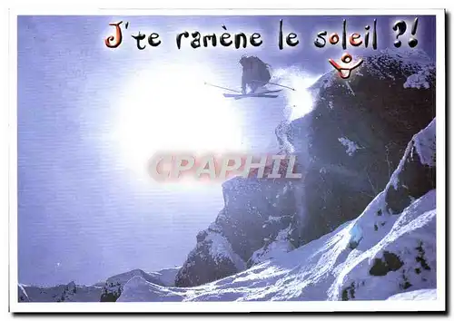 Cartes postales moderne J&#39te Ramene Le Soleil Ski