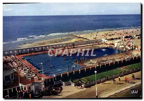 Cartes postales moderne Trouville Reine Des Plages La piscine et la plage