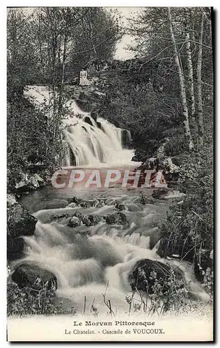 Cartes postales moderne Le Morvan Pittoresque Le Chatelet Cascade de Voucoux