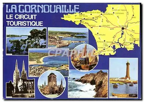 Cartes postales moderne La Cornouaille Le Circuit Touristique