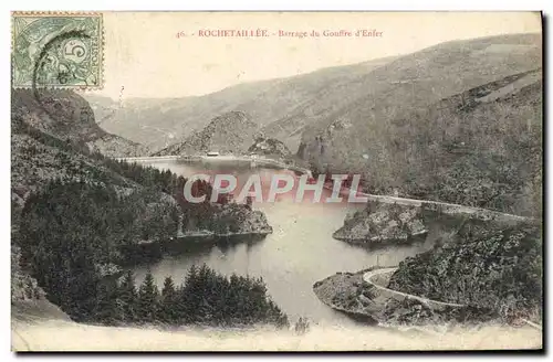 Cartes postales Rochetaillee Barrage du Gouffre d&#39Enfer