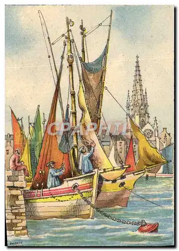 Cartes postales moderne Bateaux de peche