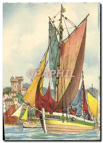 Cartes postales moderne Bateaux de peche