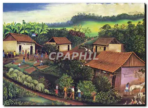 Cartes postales moderne Peinture paysanne du Nicaragua