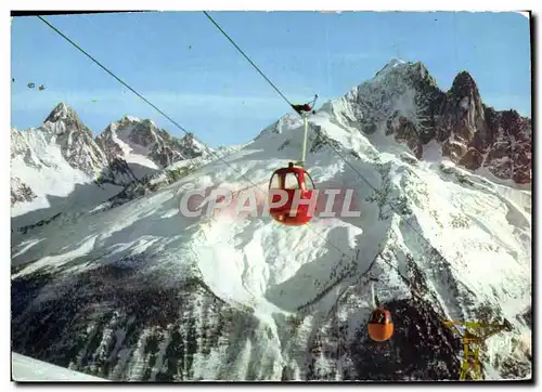 Cartes postales moderne Couleurs et Lumiere de France A la conquete des cimes neigeuses