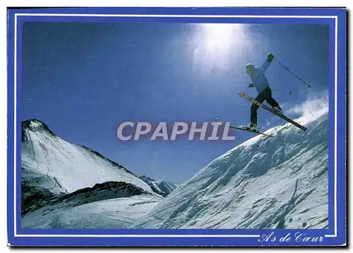 Cartes postales moderne Un deux trois Je M&#39envole Ski