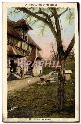 Ansichtskarte AK La Normandie Pittoresque Ferme Normande