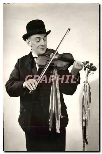 Cartes postales moderne Costumes normands du 19eme Le violoneux Violon Folklore