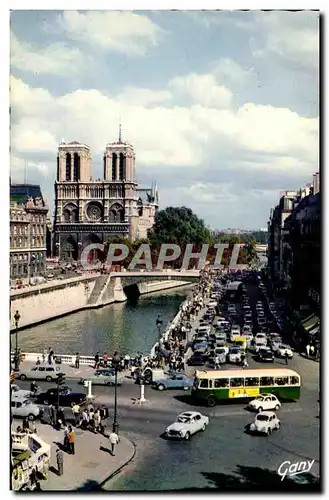 Cartes postales moderne Paris Notre Dame et la Seine