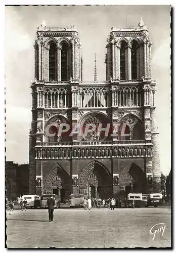 Moderne Karte Paris Notre Dame