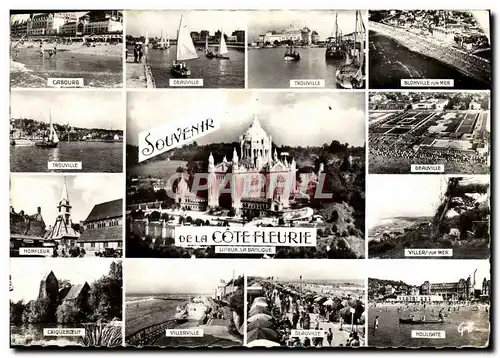 Cartes postales moderne Lisieux Cabourg Trouville Criqueboeuf Deauville Houlgate