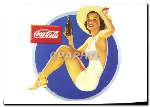 Moderne Karte Publicite Coca Cola Femme