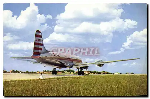 Cartes postales moderne Quadrimoteur Douglas DC4 Cie Air Algerie Avion